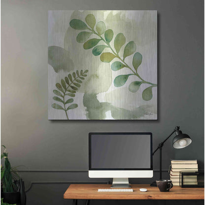 Luxe Metal Art 'Wood Land Walk III' by Laura Horn, Metal Wall Art,36x36