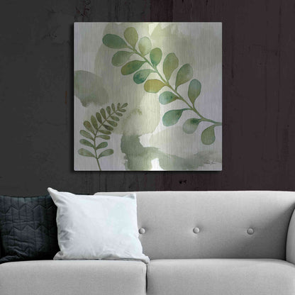 Luxe Metal Art 'Wood Land Walk III' by Laura Horn, Metal Wall Art,36x36