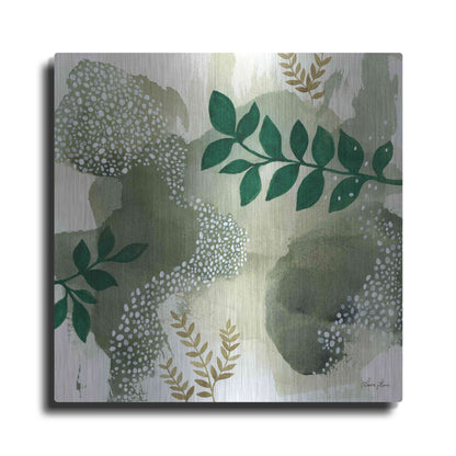 Luxe Metal Art 'Wood Land Walk IV' by Laura Horn, Metal Wall Art