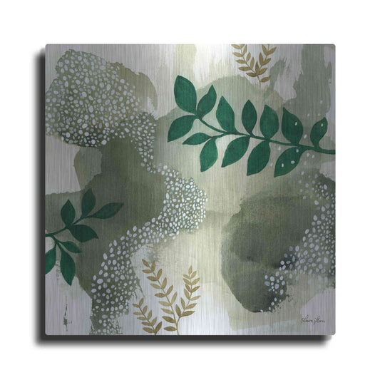 Luxe Metal Art 'Wood Land Walk IV' by Laura Horn, Metal Wall Art