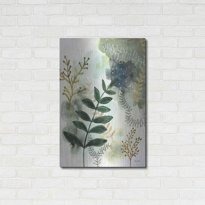 Luxe Metal Art 'Wood Land Walk V' by Laura Horn, Metal Wall Art,24x36