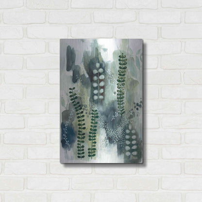 Luxe Metal Art 'Wood Land Walk VI' by Laura Horn, Metal Wall Art,16x24