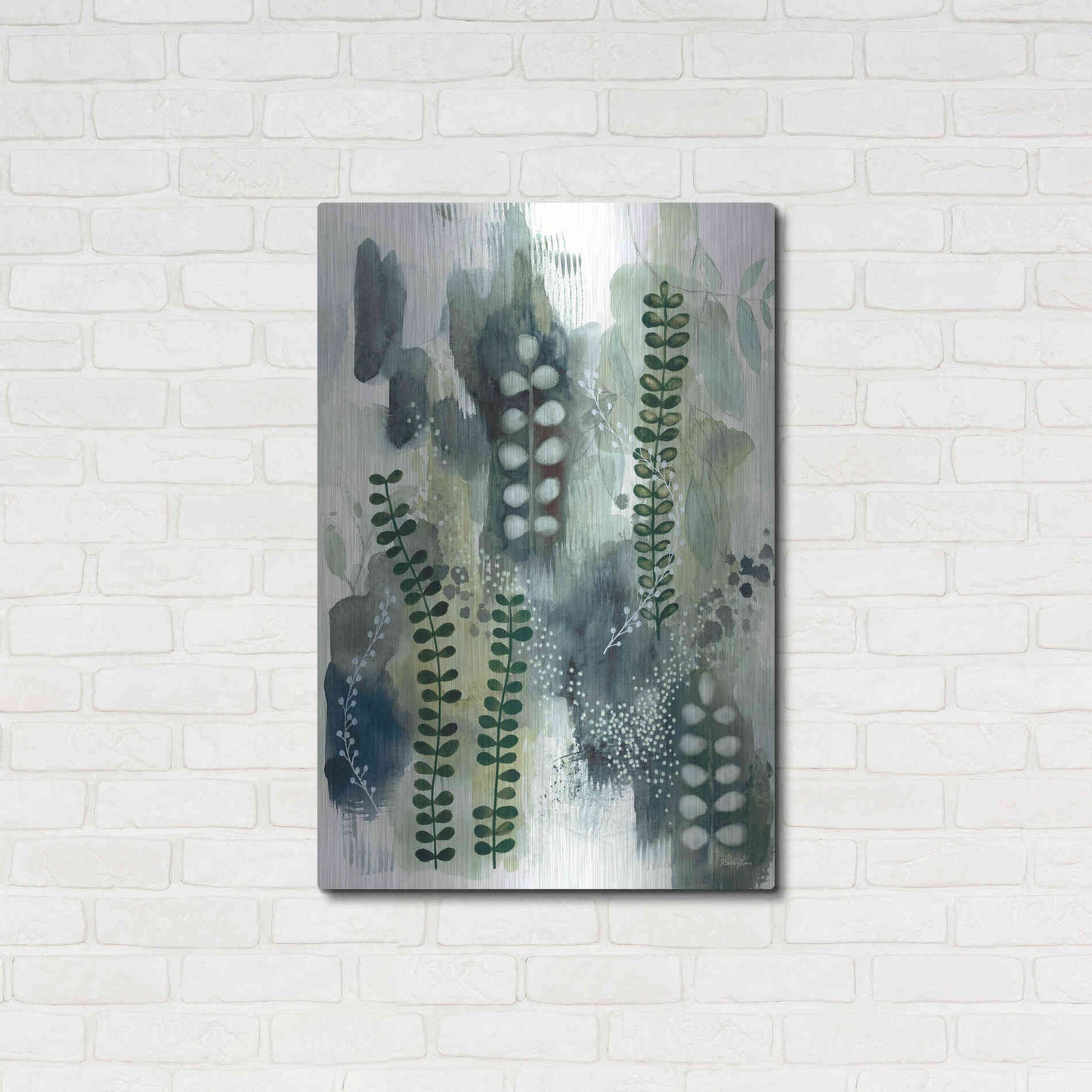 Luxe Metal Art 'Wood Land Walk VI' by Laura Horn, Metal Wall Art,24x36