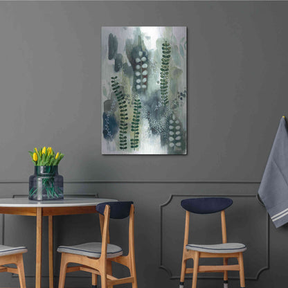 Luxe Metal Art 'Wood Land Walk VI' by Laura Horn, Metal Wall Art,24x36