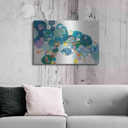 Luxe Metal Art 'Bridging our Differences' by Kathy Ferguson, Metal Wall Art,36x24