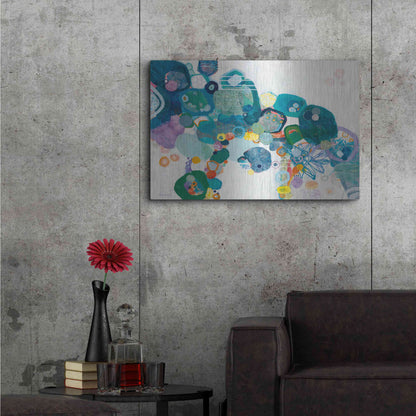 Luxe Metal Art 'Bridging our Differences' by Kathy Ferguson, Metal Wall Art,36x24