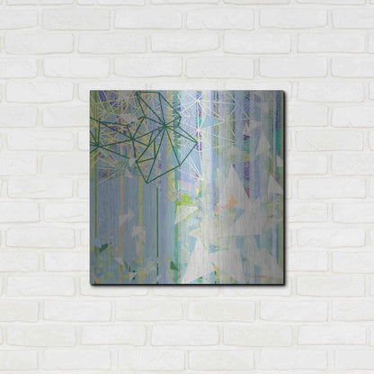 Luxe Metal Art 'Hanging Around II' by Kathy Ferguson, Metal Wall Art,24x24