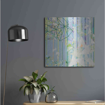 Luxe Metal Art 'Hanging Around II' by Kathy Ferguson, Metal Wall Art,24x24