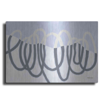 Luxe Metal Art 'Loops III' by Kathy Ferguson, Metal Wall Art