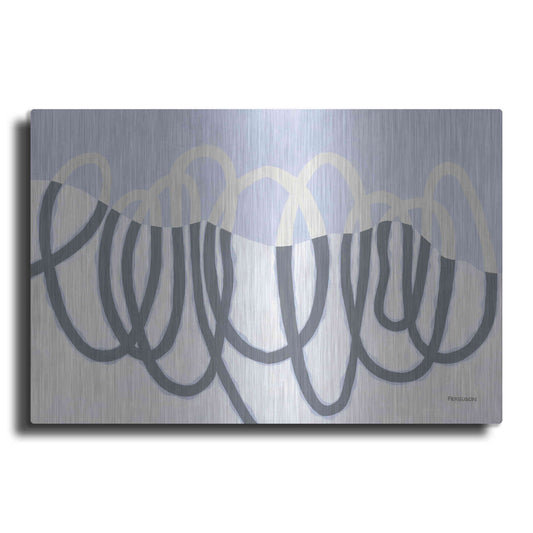 Luxe Metal Art 'Loops III' by Kathy Ferguson, Metal Wall Art