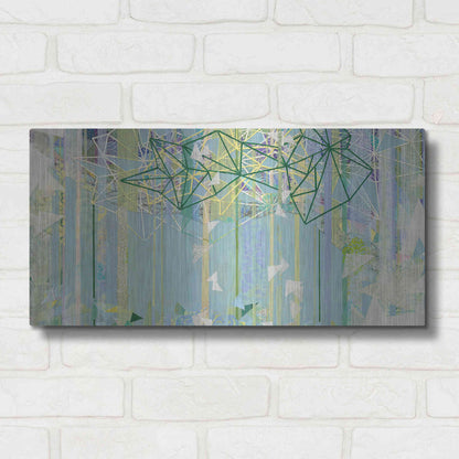 Luxe Metal Art 'Hanging Around III' by Kathy Ferguson, Metal Wall Art,24x12