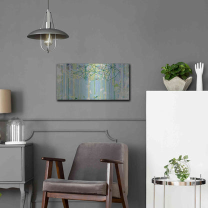 Luxe Metal Art 'Hanging Around III' by Kathy Ferguson, Metal Wall Art,24x12