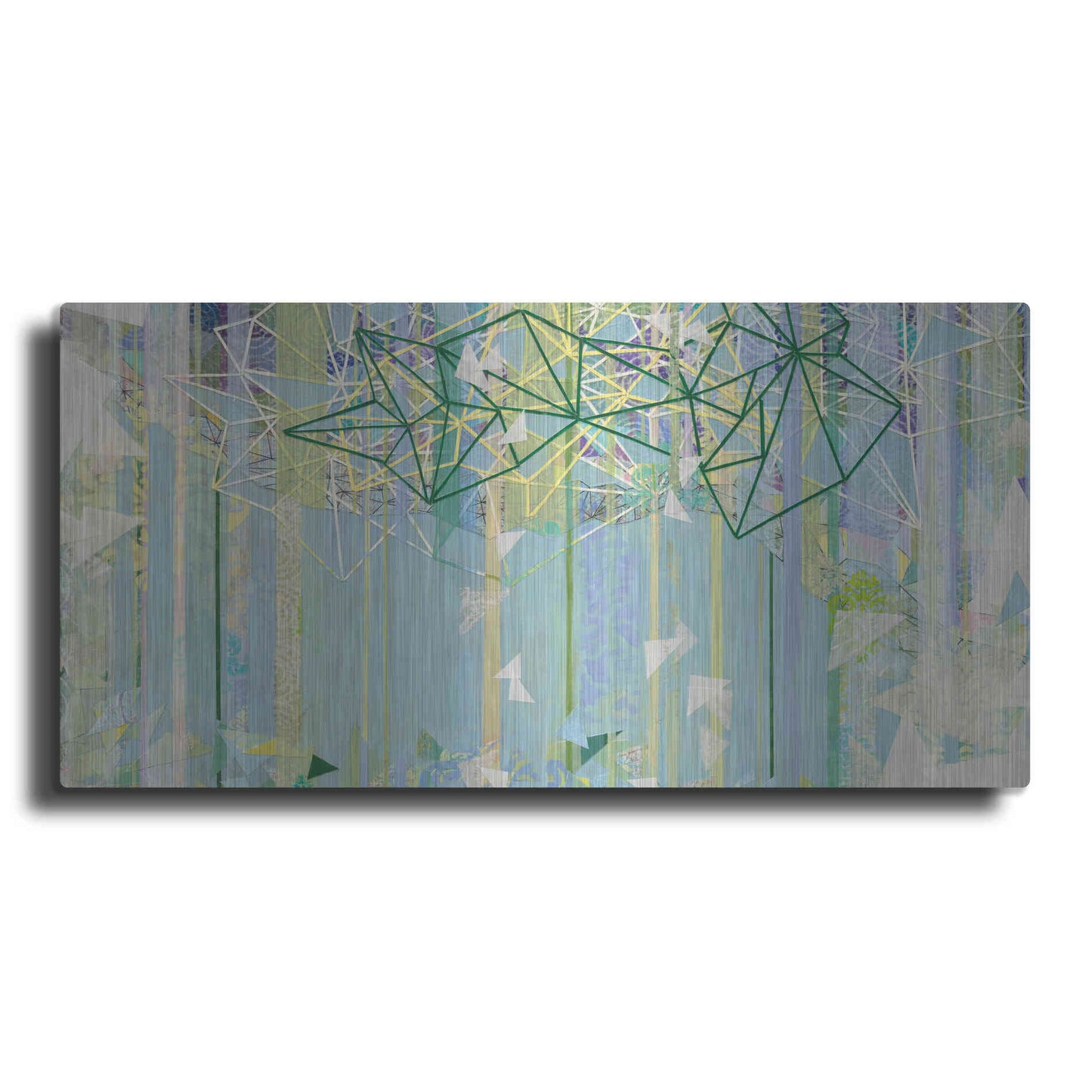 Luxe Metal Art 'Hanging Around III' by Kathy Ferguson, Metal Wall Art