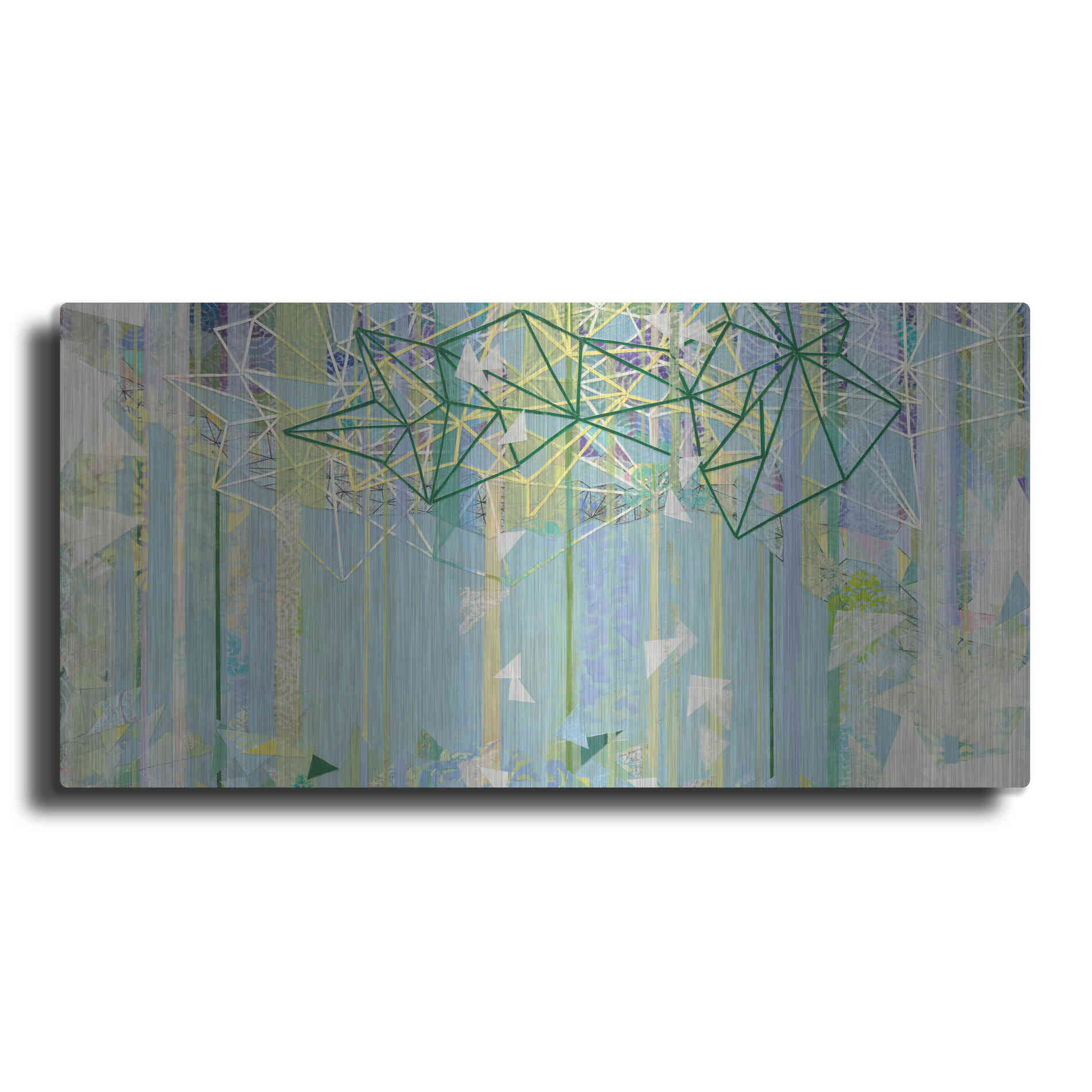 Luxe Metal Art 'Hanging Around III' by Kathy Ferguson, Metal Wall Art
