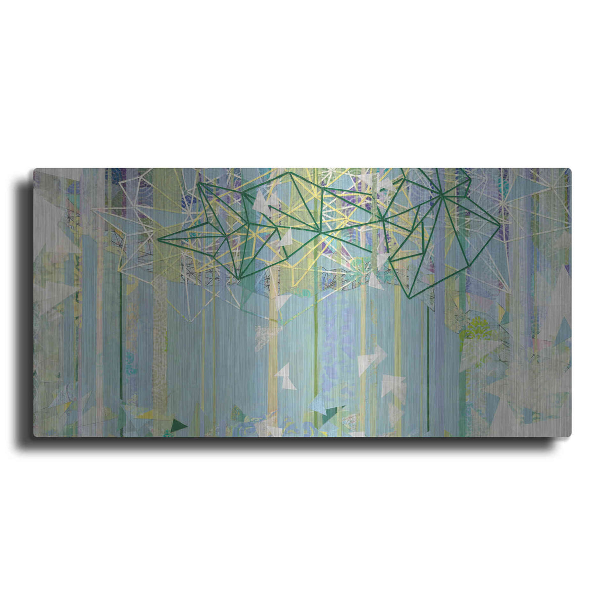 Luxe Metal Art 'Hanging Around III' by Kathy Ferguson, Metal Wall Art