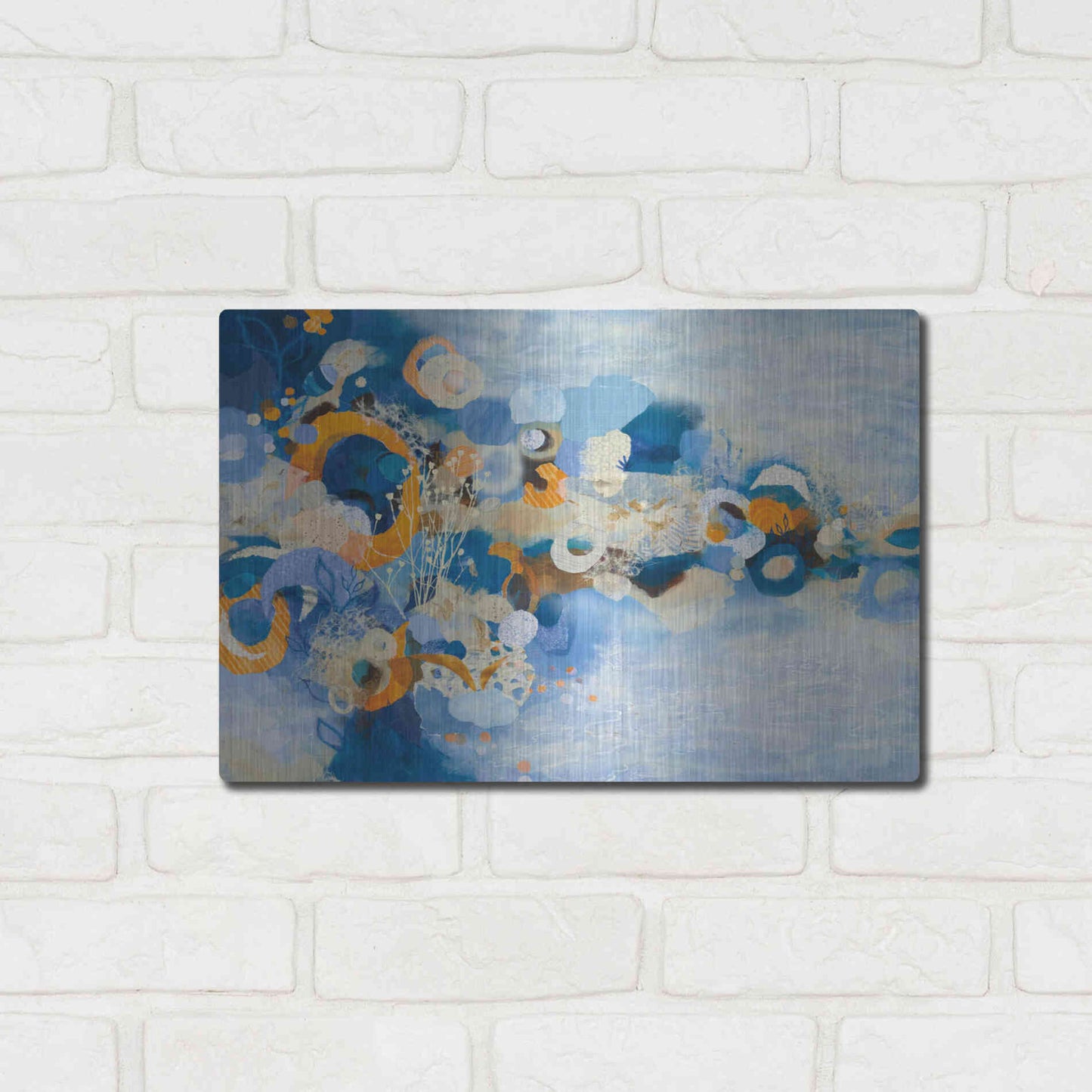 Luxe Metal Art 'Nantucket Summer' by Kathy Ferguson, Metal Wall Art,16x12