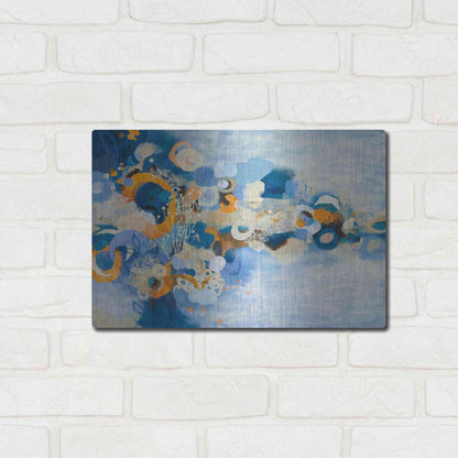 Luxe Metal Art 'Nantucket Summer' by Kathy Ferguson, Metal Wall Art,16x12