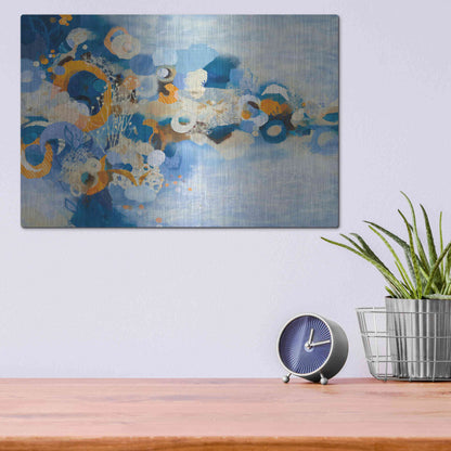 Luxe Metal Art 'Nantucket Summer' by Kathy Ferguson, Metal Wall Art,16x12