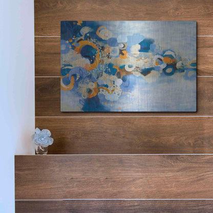 Luxe Metal Art 'Nantucket Summer' by Kathy Ferguson, Metal Wall Art,16x12