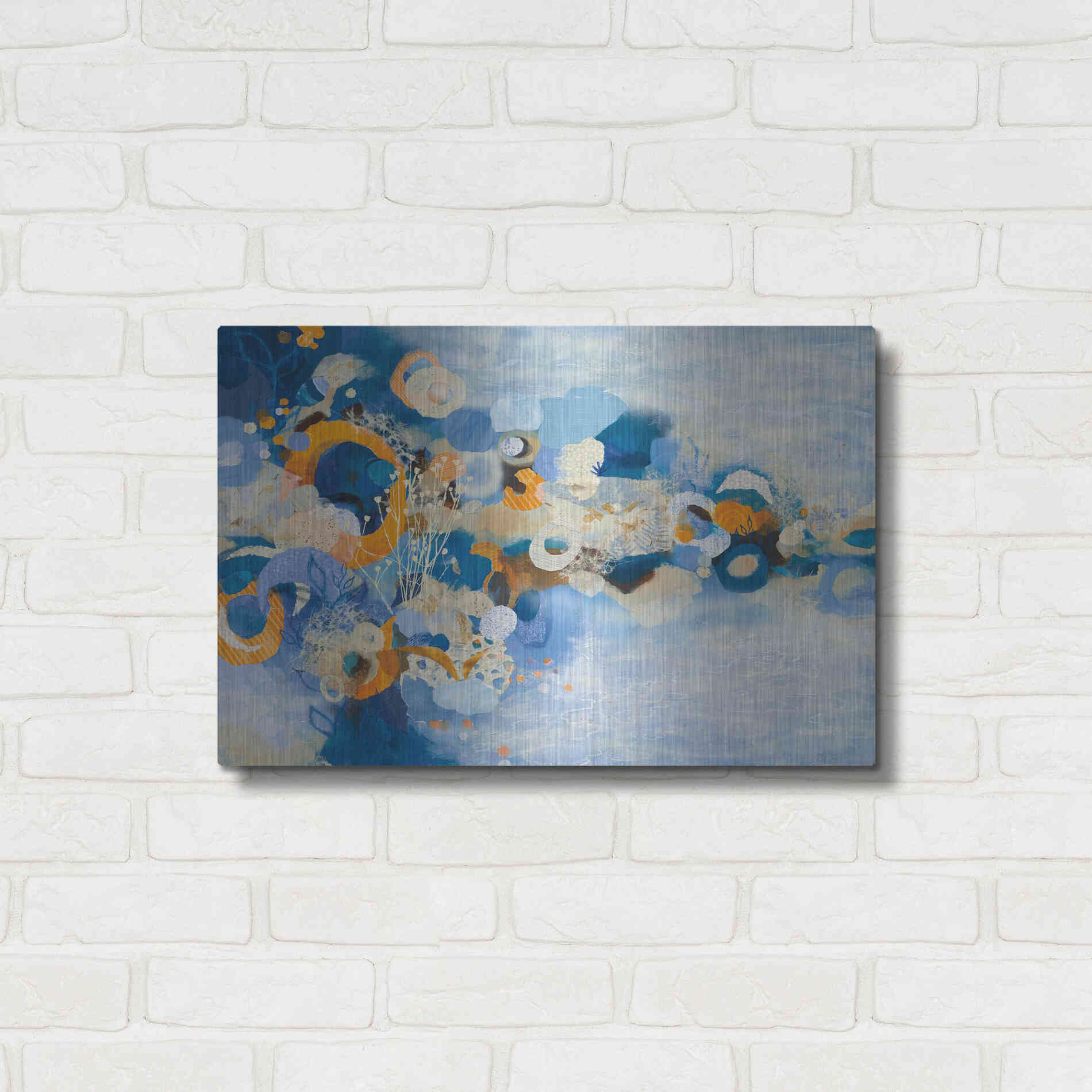 Luxe Metal Art 'Nantucket Summer' by Kathy Ferguson, Metal Wall Art,24x16