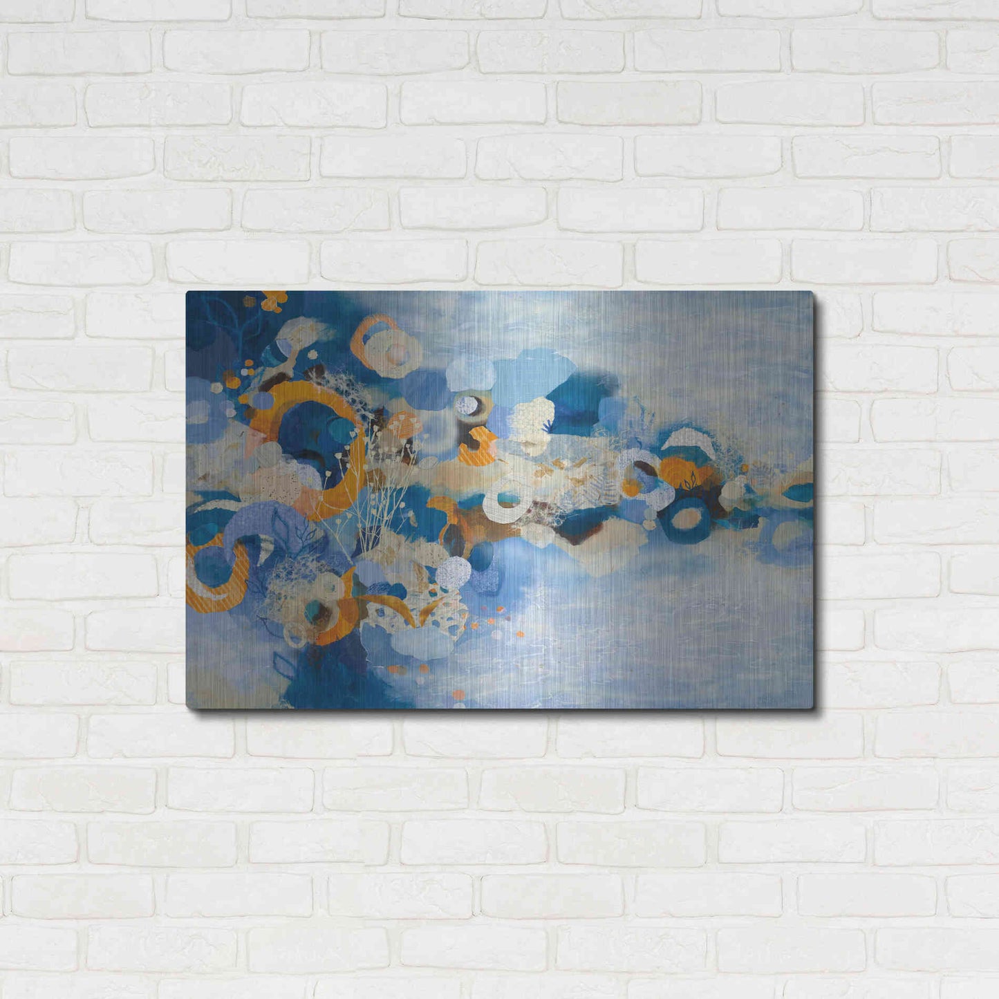 Luxe Metal Art 'Nantucket Summer' by Kathy Ferguson, Metal Wall Art,36x24