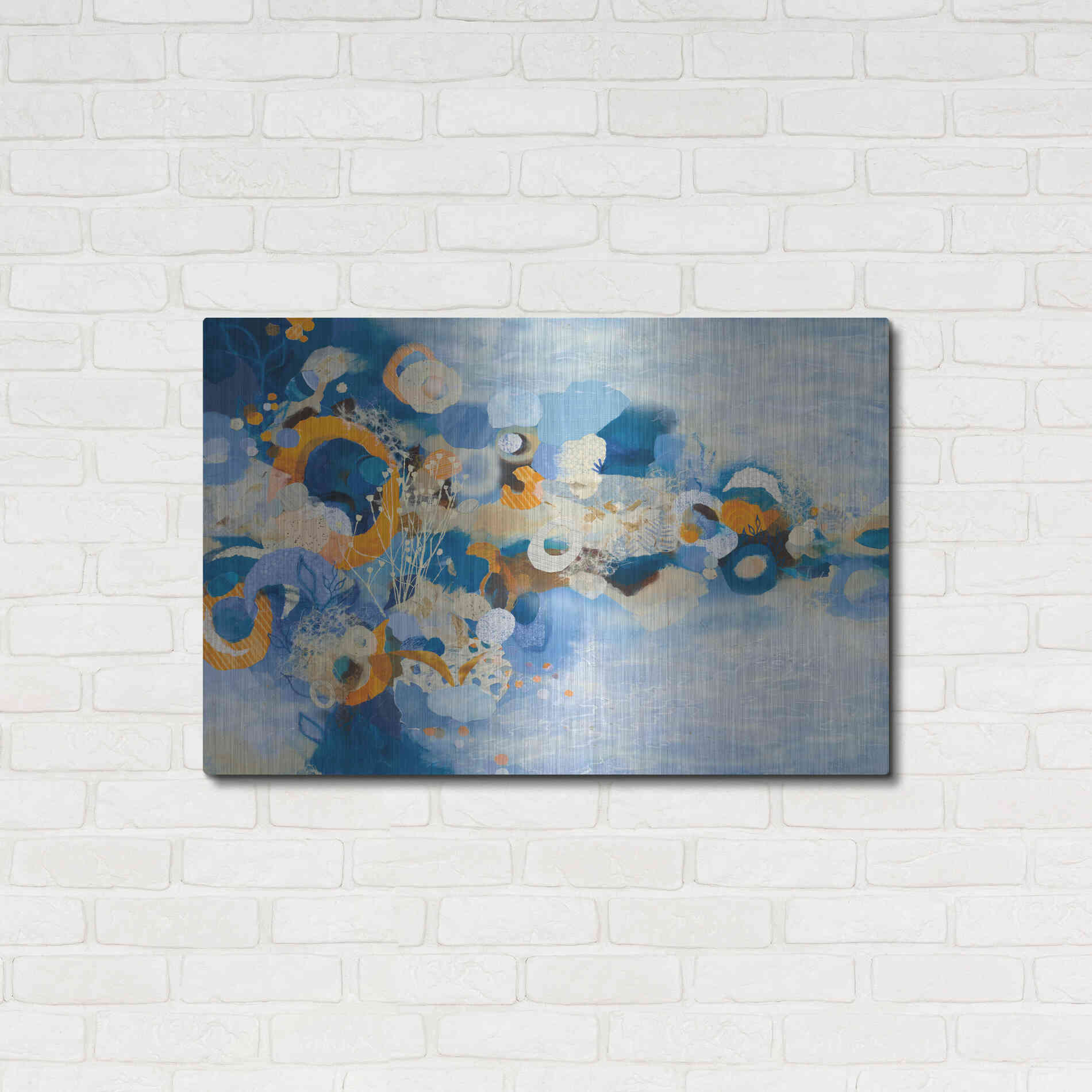 Luxe Metal Art 'Nantucket Summer' by Kathy Ferguson, Metal Wall Art,36x24