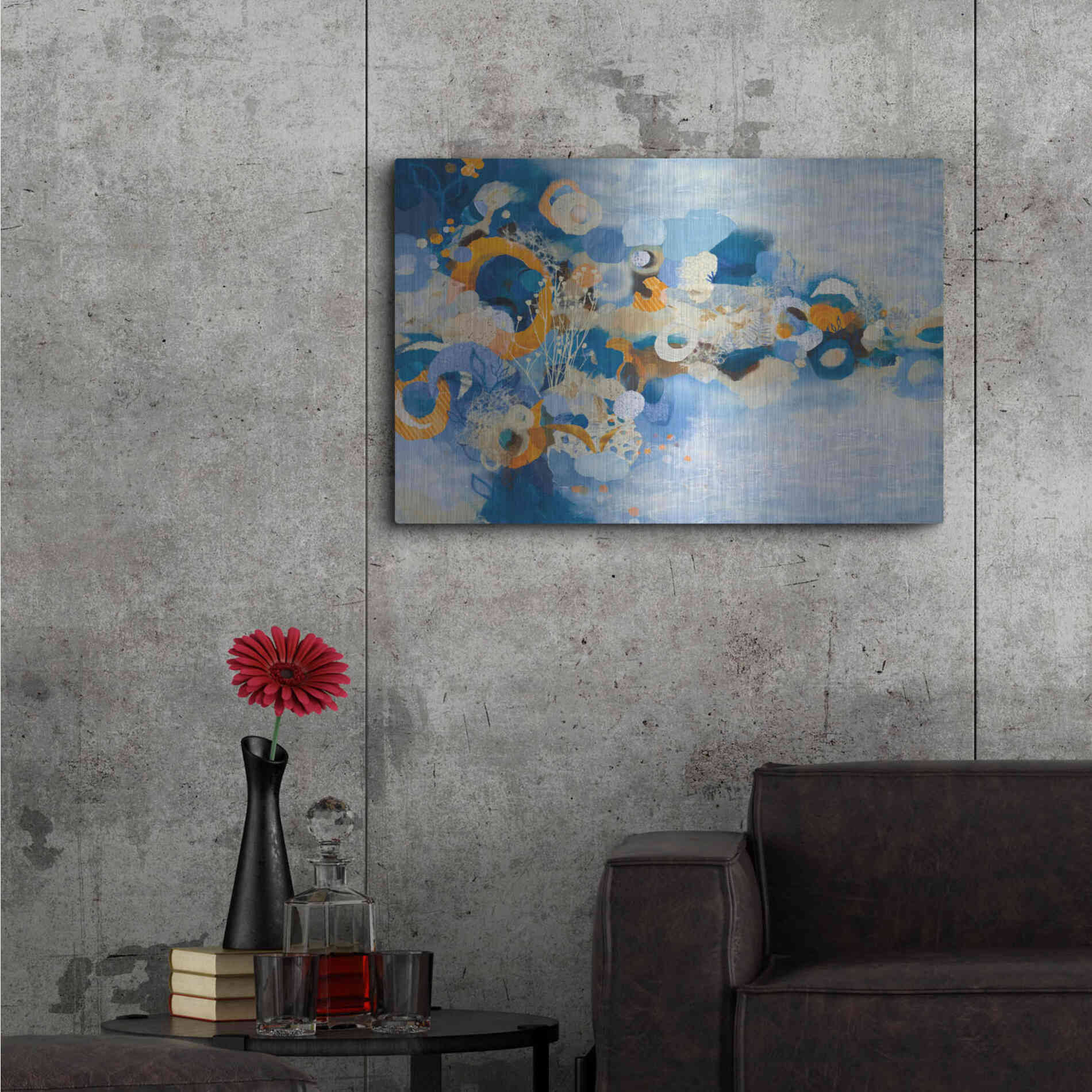 Luxe Metal Art 'Nantucket Summer' by Kathy Ferguson, Metal Wall Art,36x24