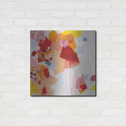 Luxe Metal Art 'Falling Apart' by Kathy Ferguson, Metal Wall Art,24x24