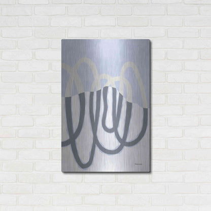 Luxe Metal Art 'Loops II' by Kathy Ferguson, Metal Wall Art,24x36