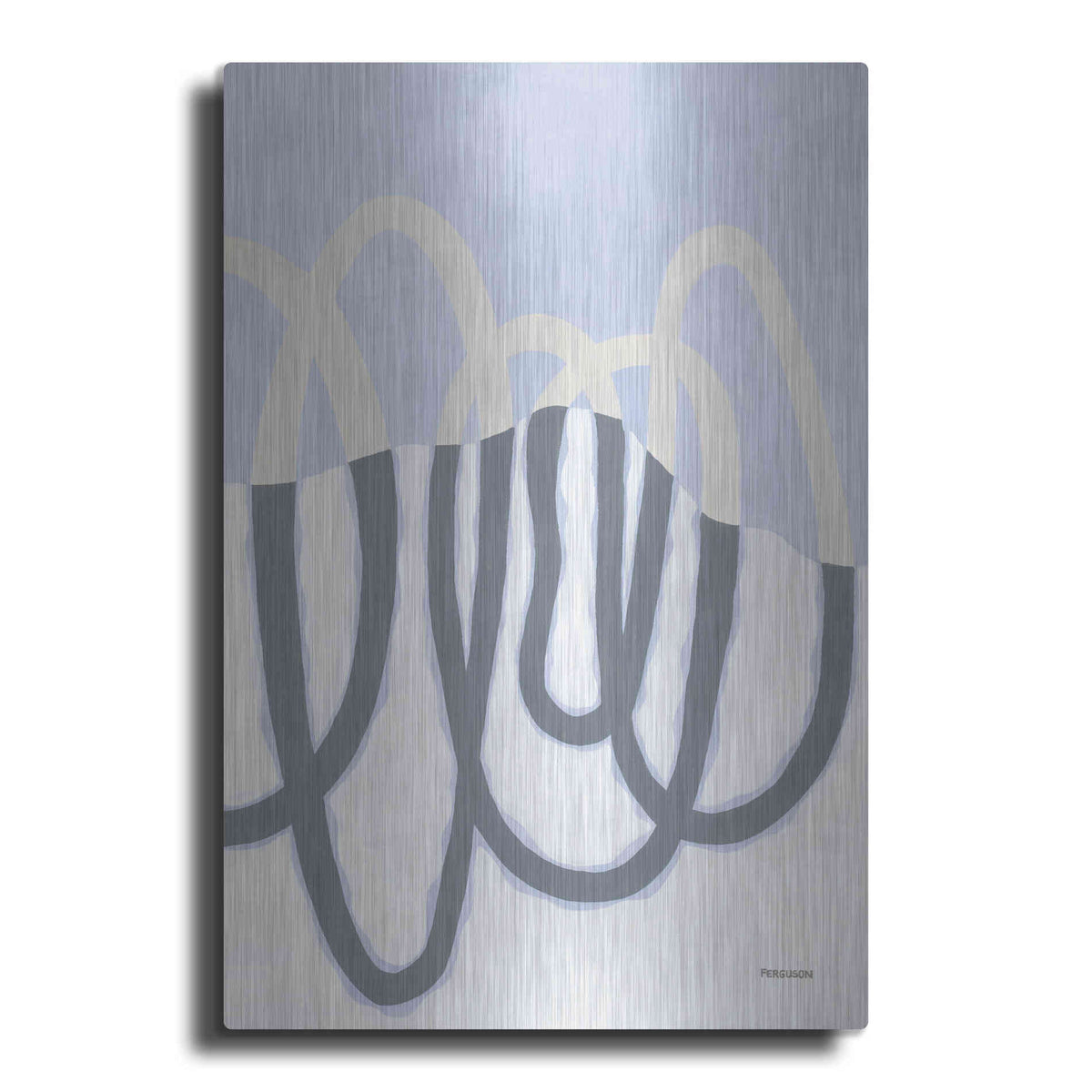 Luxe Metal Art 'Loops II' by Kathy Ferguson, Metal Wall Art