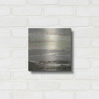 Luxe Metal Art 'Soft Day II' by Grainne Dowling, Metal Wall Art,12x12