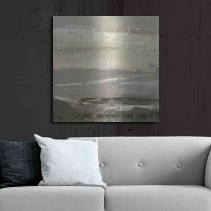 Luxe Metal Art 'Soft Day II' by Grainne Dowling, Metal Wall Art,36x36