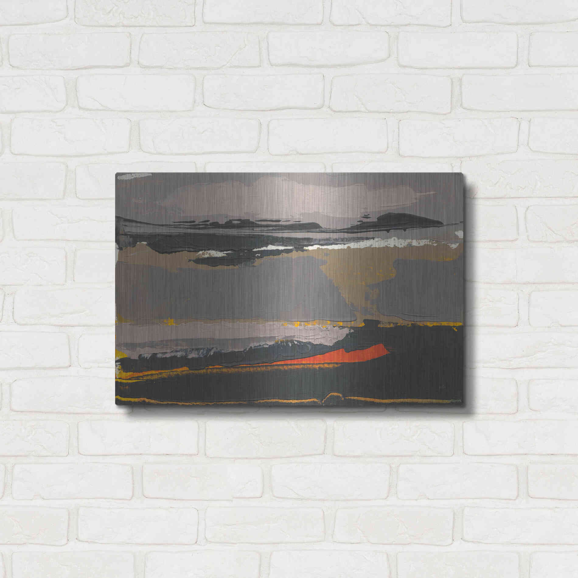 Luxe Metal Art 'Ceide Study II' by Grainne Dowling, Metal Wall Art,24x16