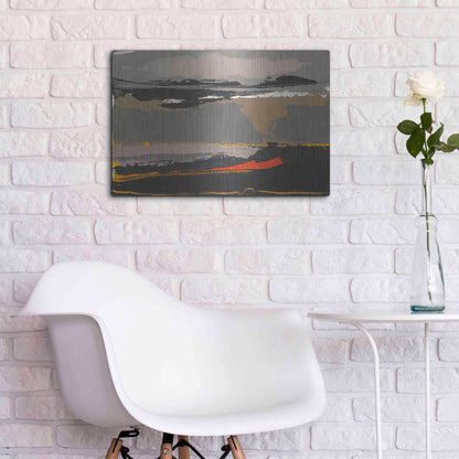 Luxe Metal Art 'Ceide Study II' by Grainne Dowling, Metal Wall Art,24x16