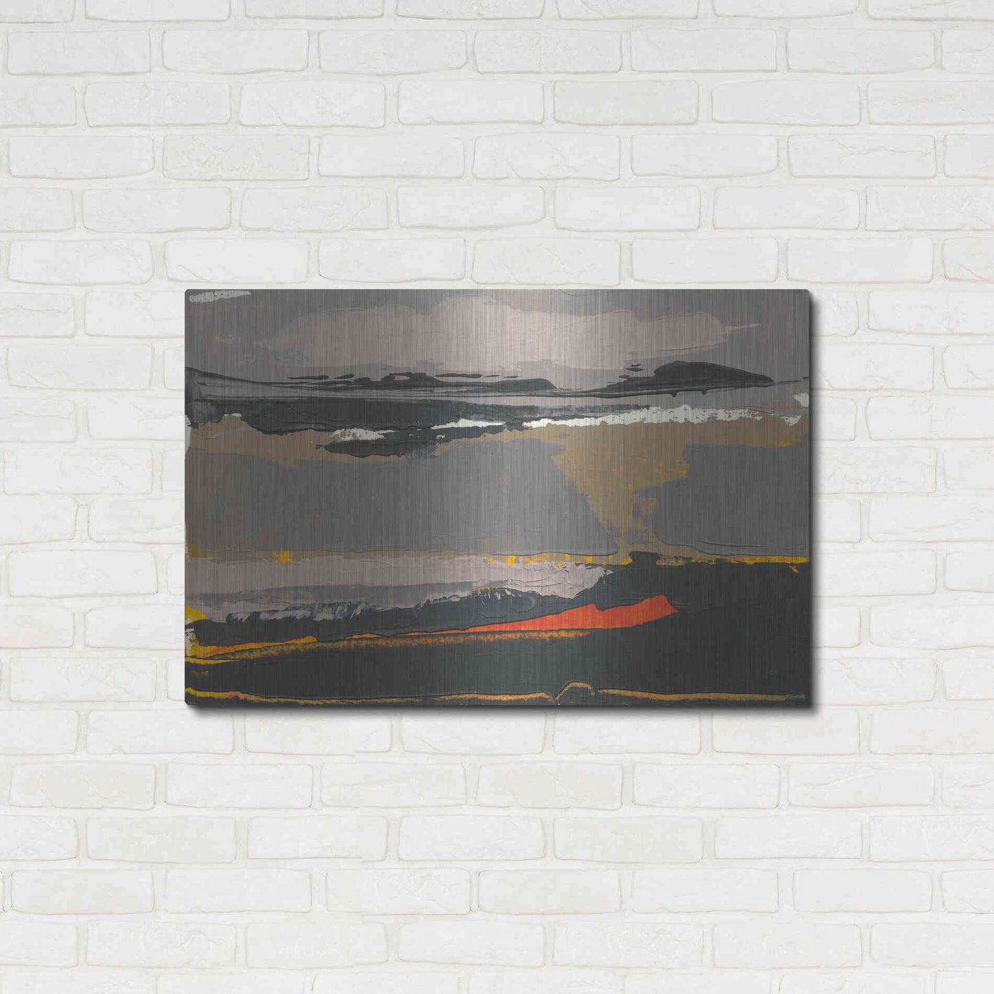 Luxe Metal Art 'Ceide Study II' by Grainne Dowling, Metal Wall Art,36x24