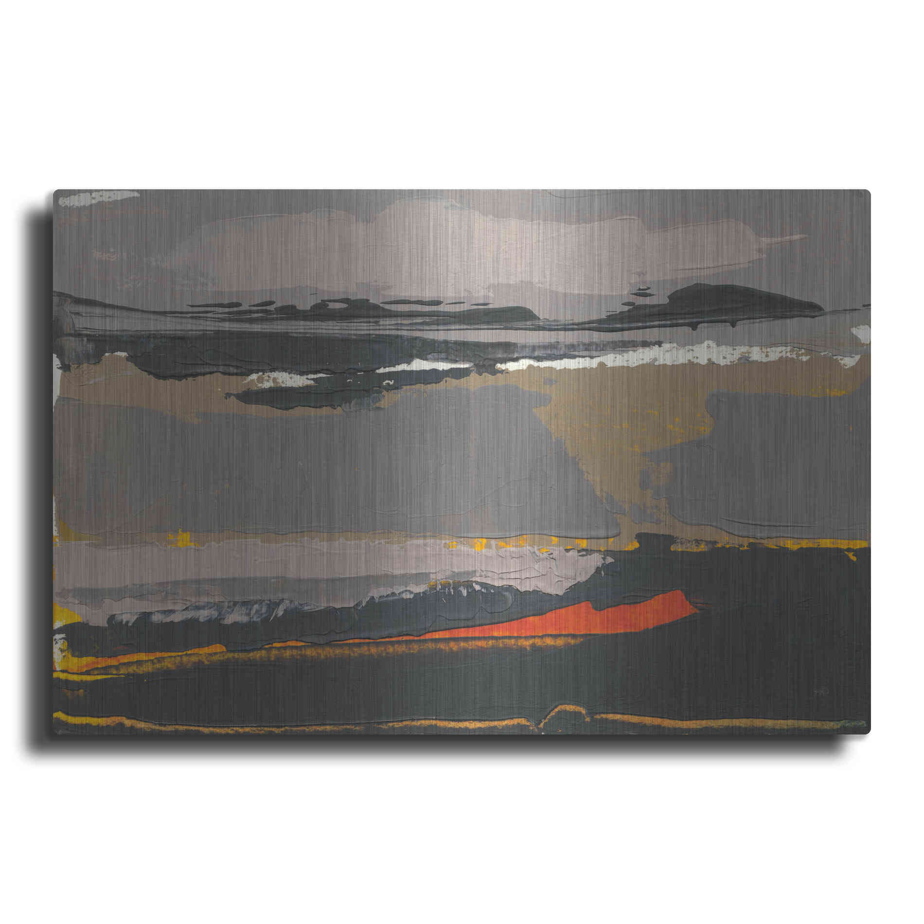 Luxe Metal Art 'Ceide Study II' by Grainne Dowling, Metal Wall Art