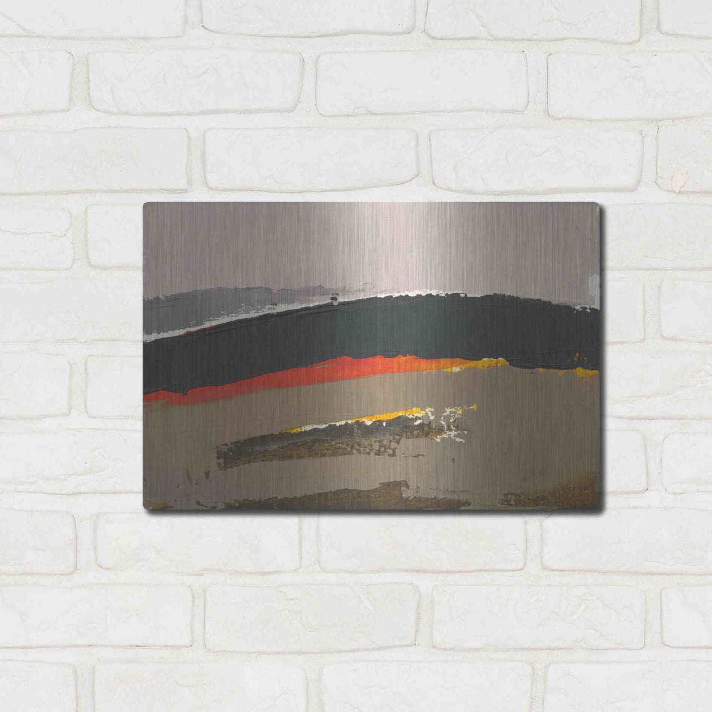 Luxe Metal Art 'Ceide Study III' by Grainne Dowling, Metal Wall Art,16x12