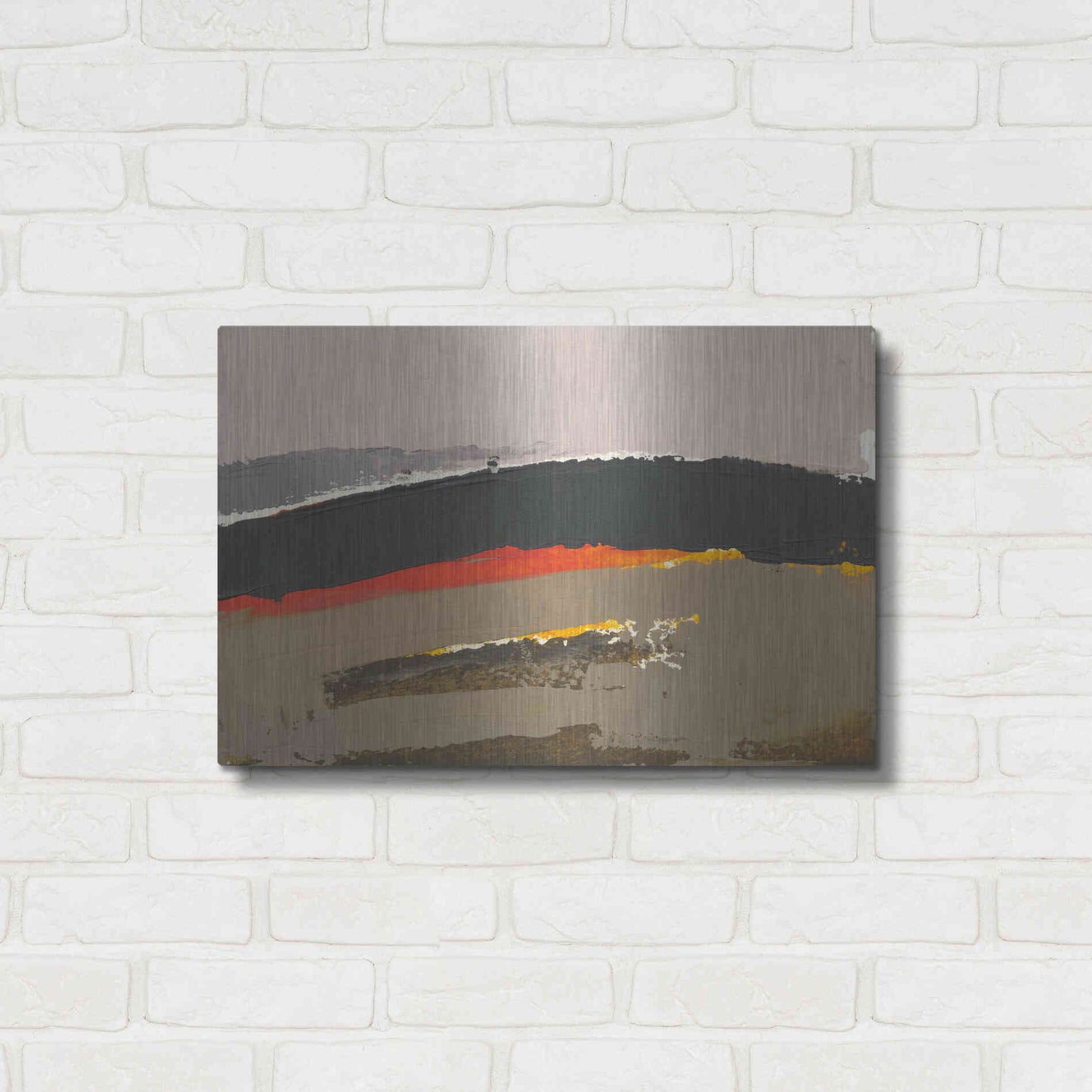Luxe Metal Art 'Ceide Study III' by Grainne Dowling, Metal Wall Art,24x16