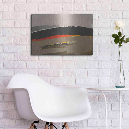 Luxe Metal Art 'Ceide Study III' by Grainne Dowling, Metal Wall Art,24x16