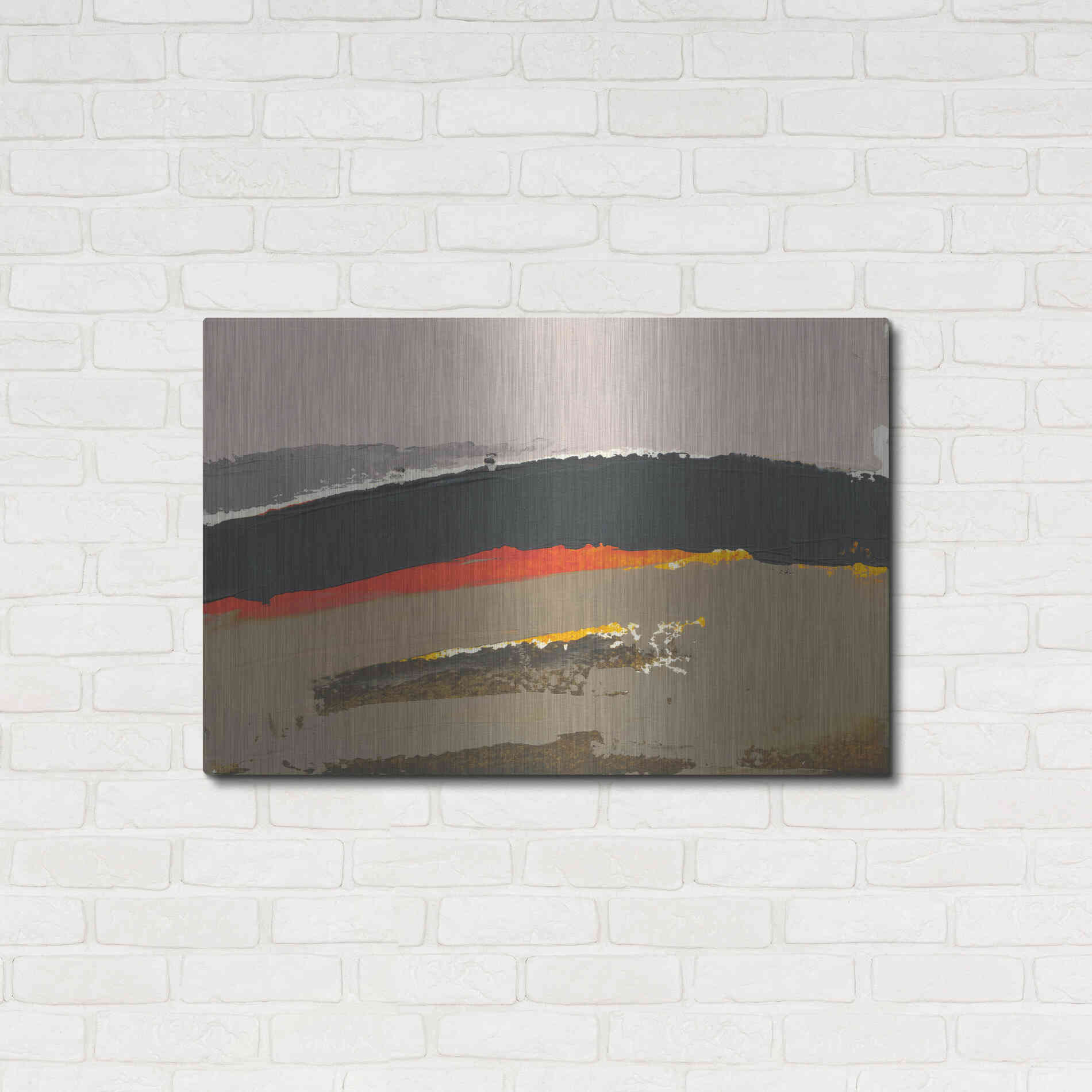 Luxe Metal Art 'Ceide Study III' by Grainne Dowling, Metal Wall Art,36x24