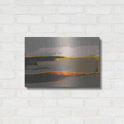 Luxe Metal Art 'Ceide Study IV' by Grainne Dowling, Metal Wall Art,24x16