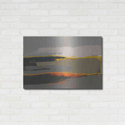 Luxe Metal Art 'Ceide Study IV' by Grainne Dowling, Metal Wall Art,36x24