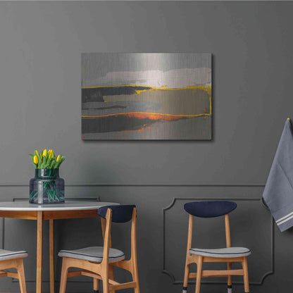 Luxe Metal Art 'Ceide Study IV' by Grainne Dowling, Metal Wall Art,36x24