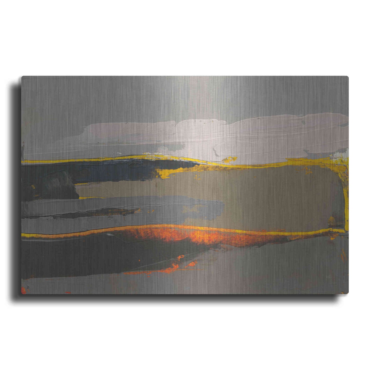 Luxe Metal Art 'Ceide Study IV' by Grainne Dowling, Metal Wall Art