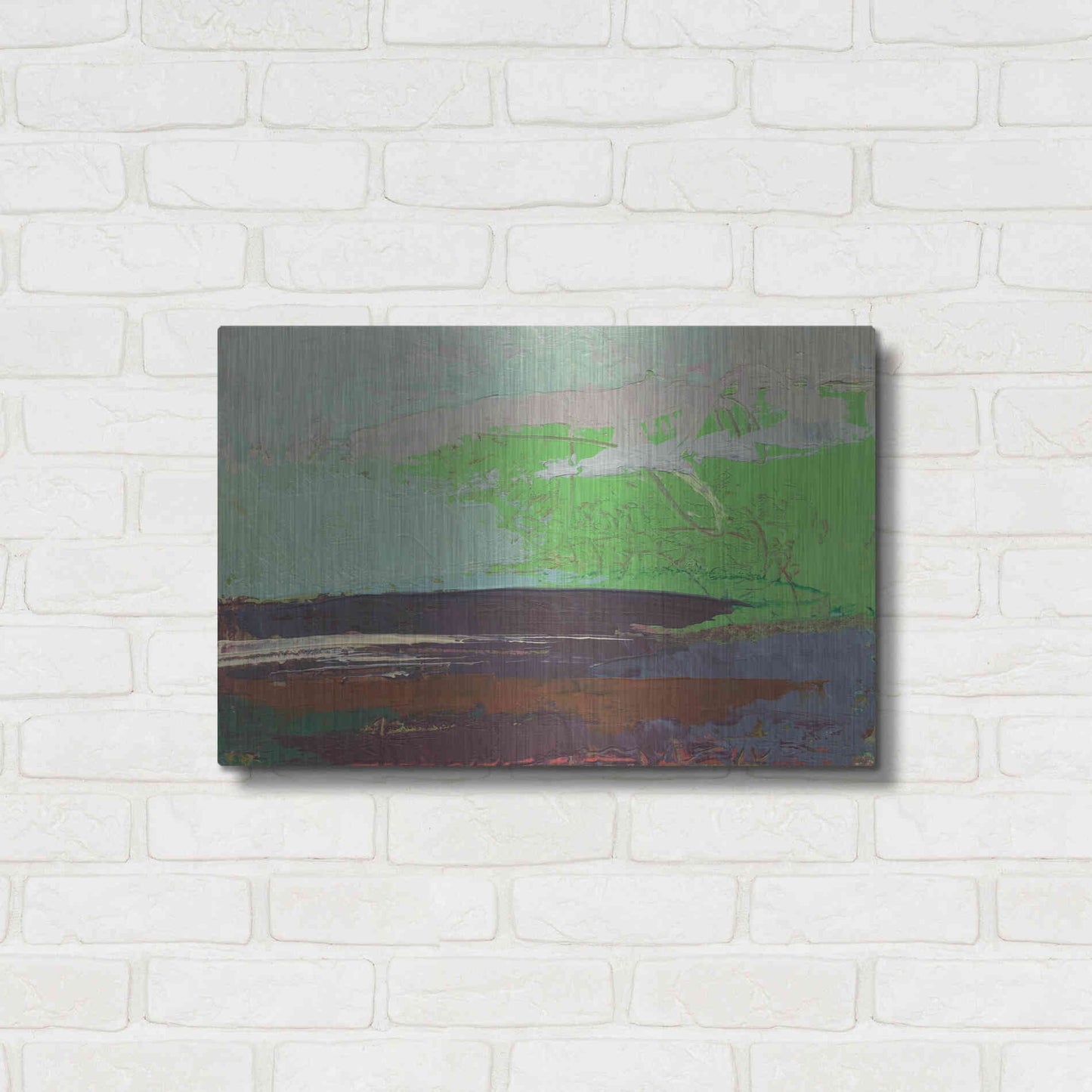 Luxe Metal Art 'Ceide Study XIII' by Grainne Dowling, Metal Wall Art,24x16