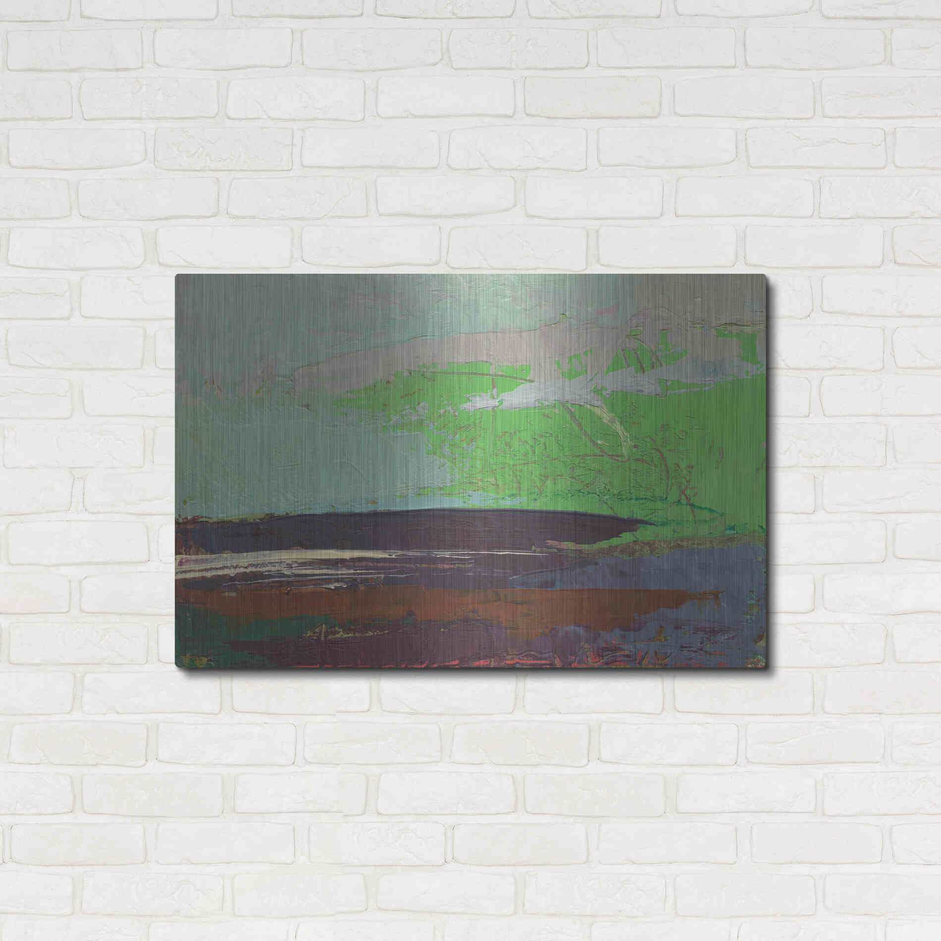 Luxe Metal Art 'Ceide Study XIII' by Grainne Dowling, Metal Wall Art,36x24