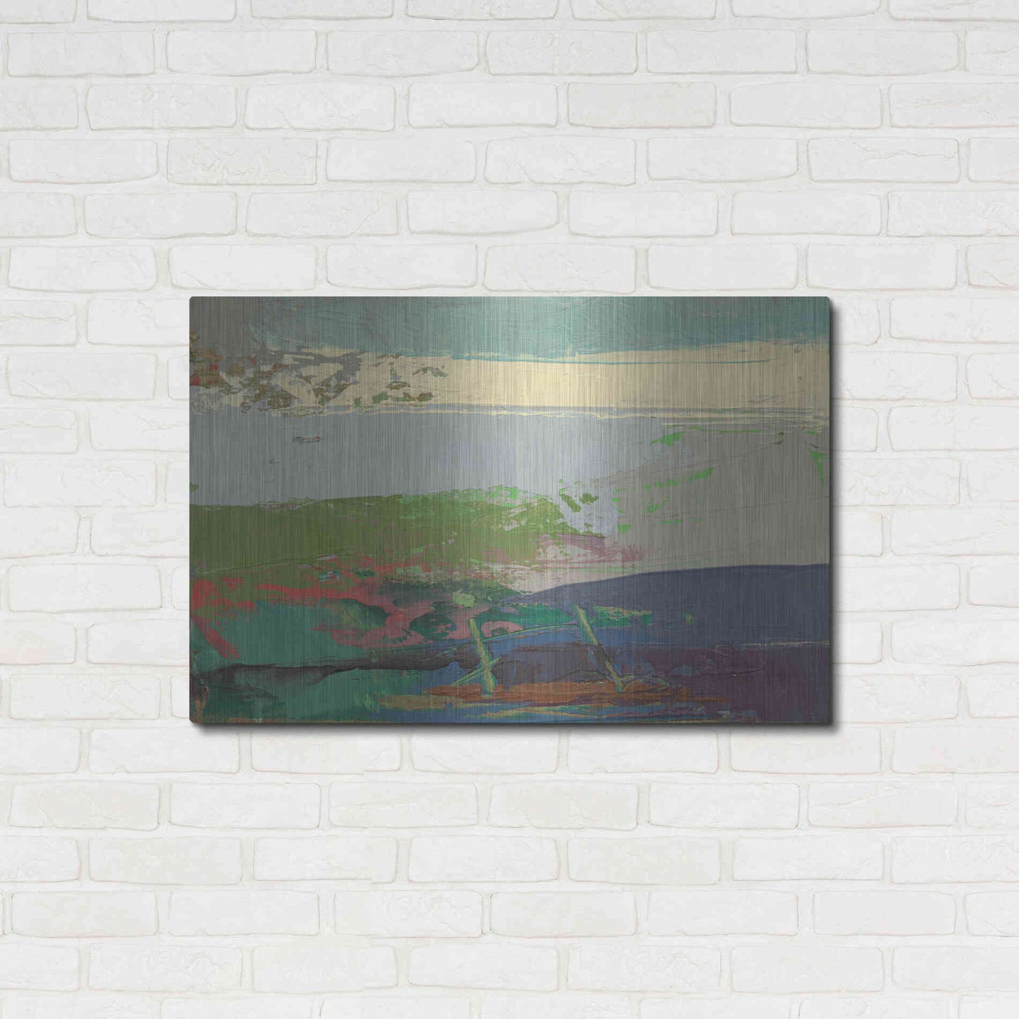 Luxe Metal Art 'Ceide Study XIV' by Grainne Dowling, Metal Wall Art,36x24