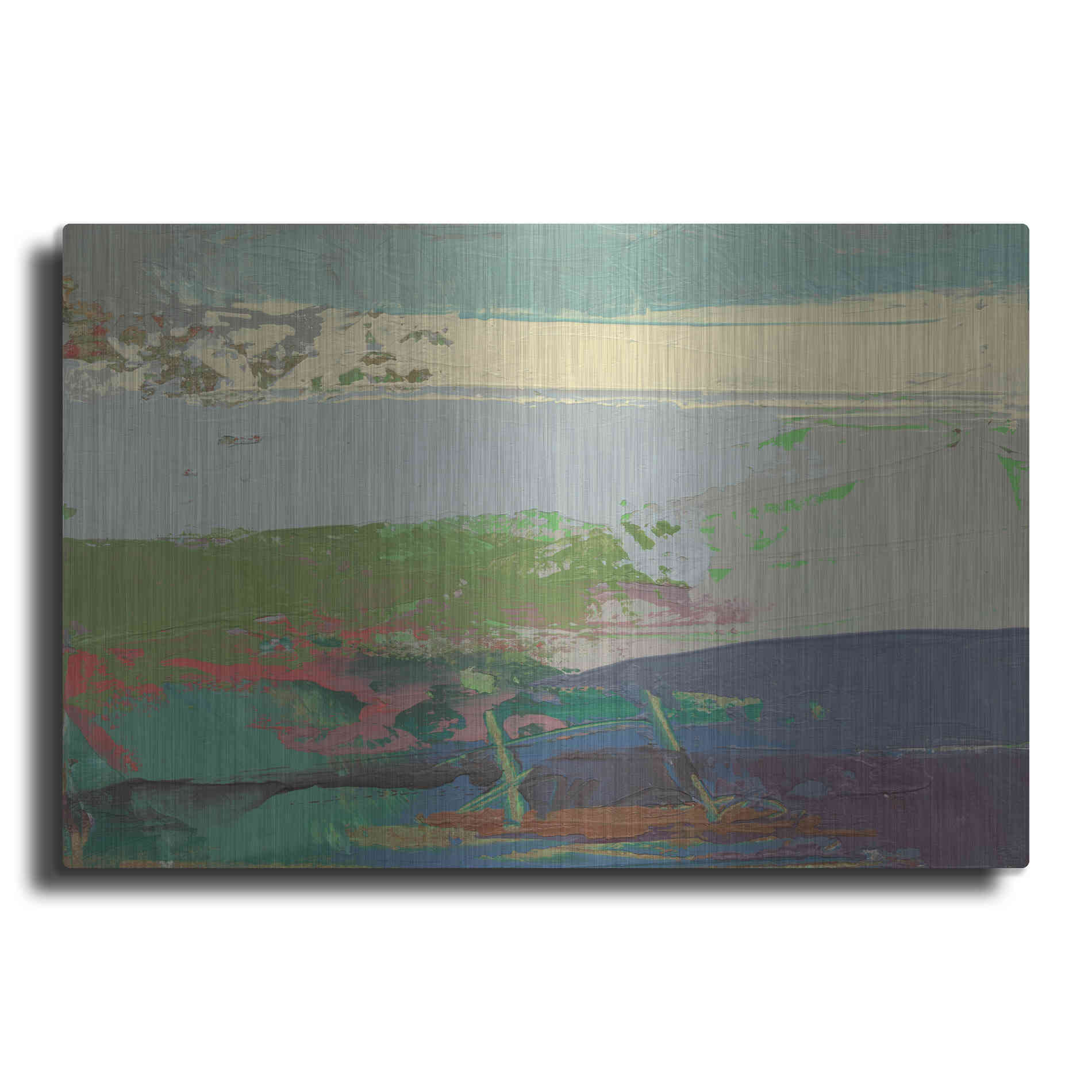 Luxe Metal Art 'Ceide Study XIV' by Grainne Dowling, Metal Wall Art