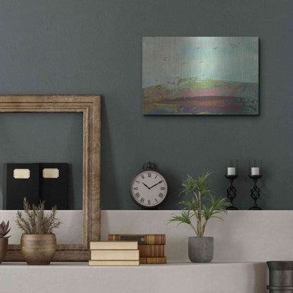 Luxe Metal Art 'Ceide Study XV' by Grainne Dowling, Metal Wall Art,16x12