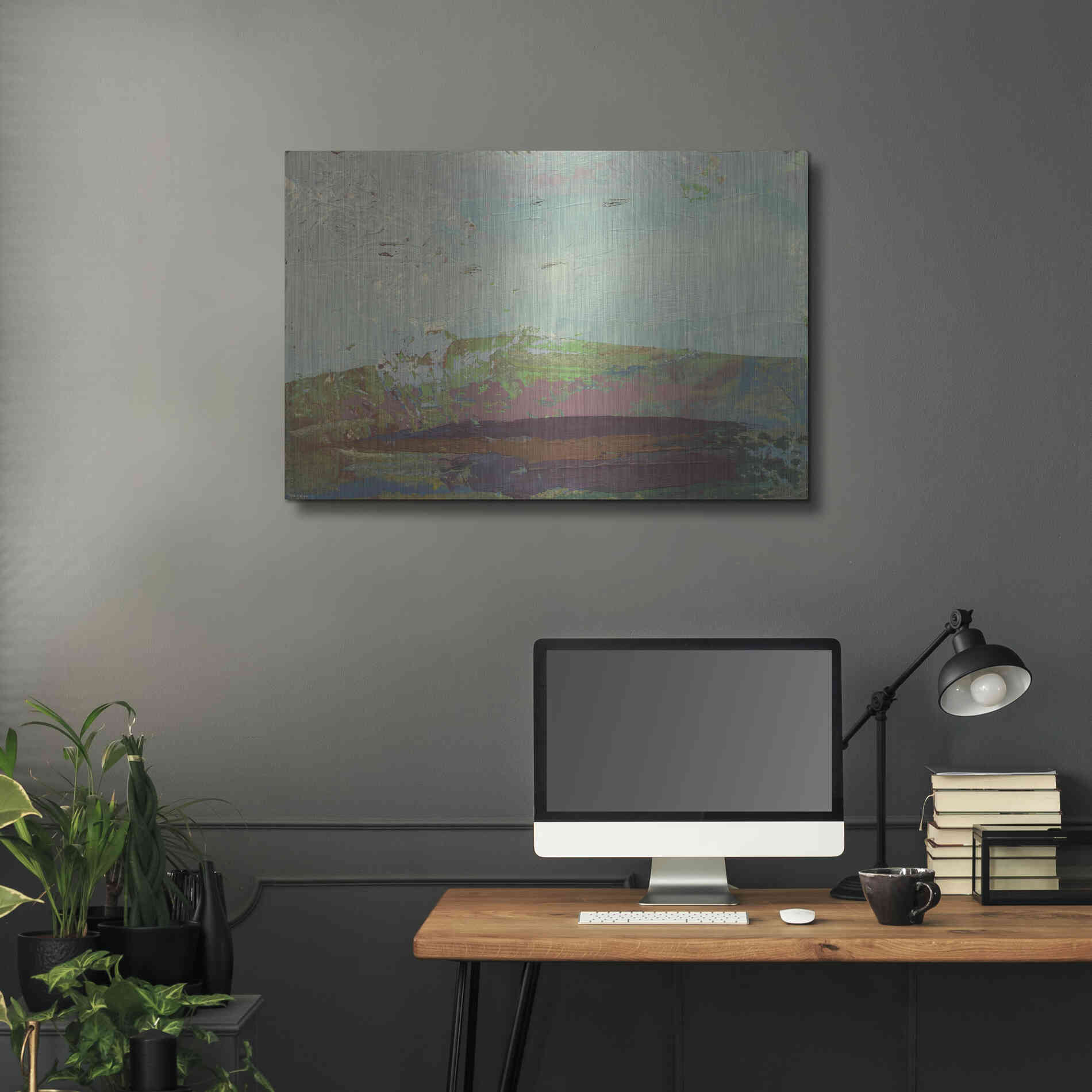 Luxe Metal Art 'Ceide Study XV' by Grainne Dowling, Metal Wall Art,36x24